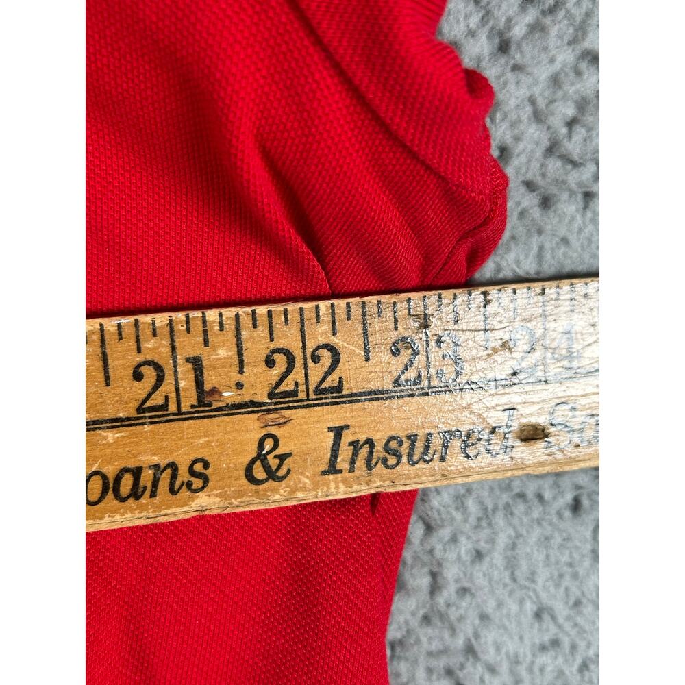 Ralph Lauren Big Pony Polo Short Sleeve Shirt Men Red L Classic Fit Rugby Golf - Picture 6 of 13